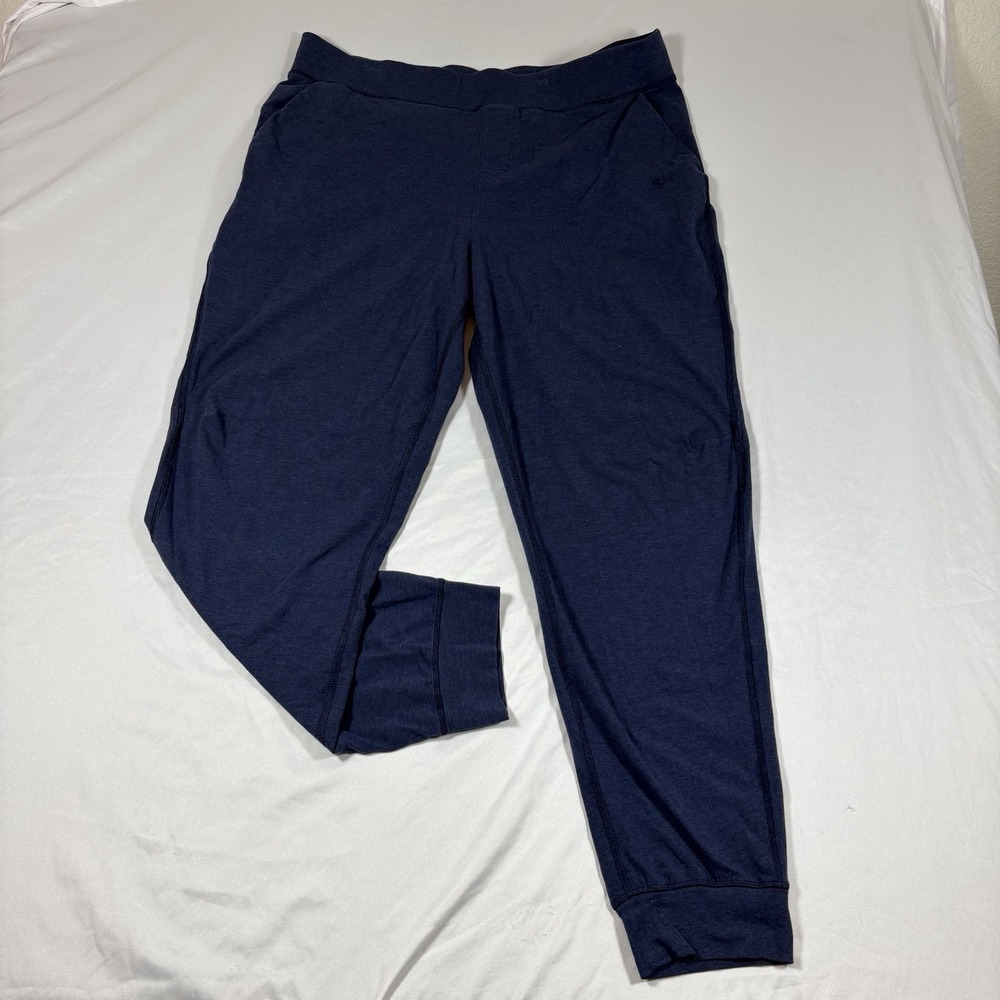 Coolibar Lumaleo Jogger Pants Navy Blue Men's Size XL UPF50+ 10446 Activewear